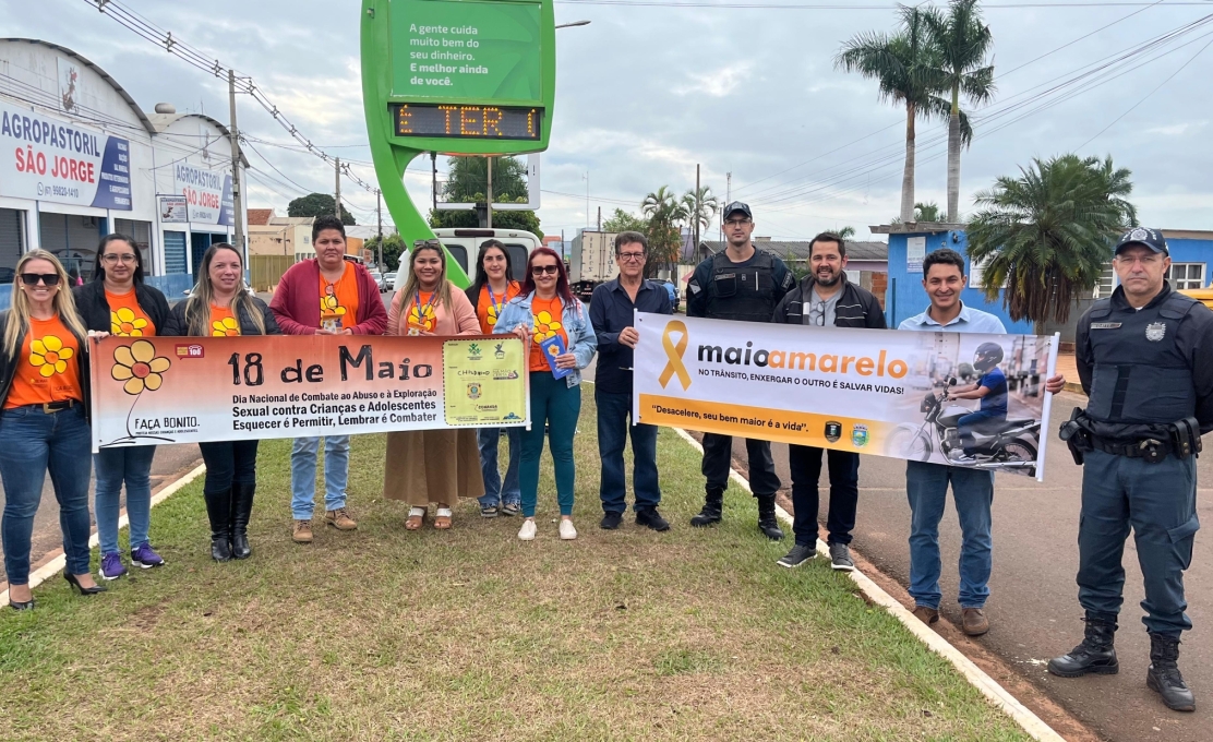 Blitz educativa une conscientização no trânsito e proteção de crianças e adolescentes em P...