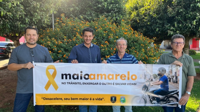 DEMUTRAN de Paraíso das Águas lança oficialmente a campanha Maio Amarelo 2026