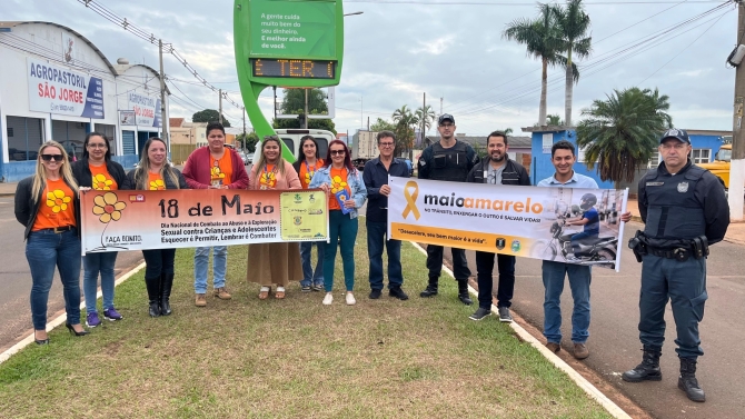 Blitz educativa une conscientização no trânsito e proteção de crianças e adolescentes em Paraíso das Águas